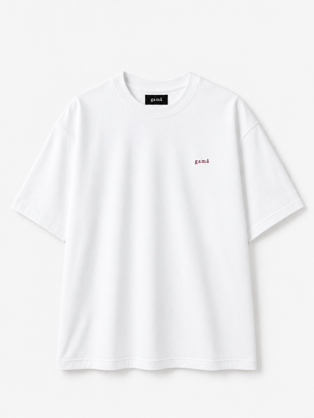 Beyaz Arkası Baskılı Tshirt
